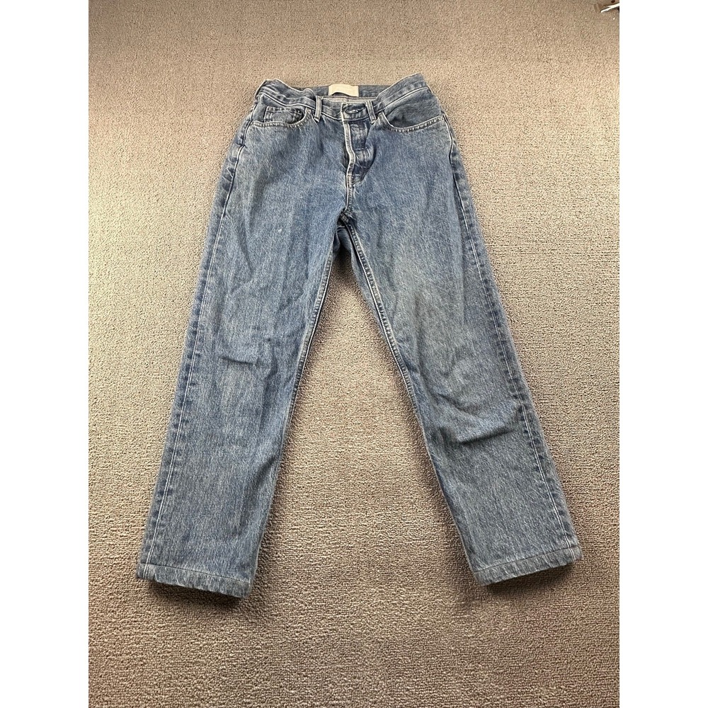 Everlane The Cheeky Jean Women 26 Blue High Rise Straight Leg Denim Streetwear
